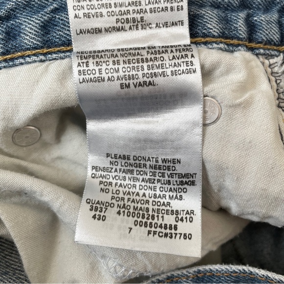 Levi's 550™ Relaxed Fit Straight Leg Baggy Medium Stonewash Jeans, Size 34 29 - Picture 13 of 13